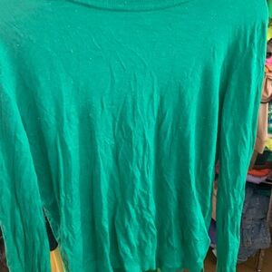 Green Long Sleeve Lightweight Top